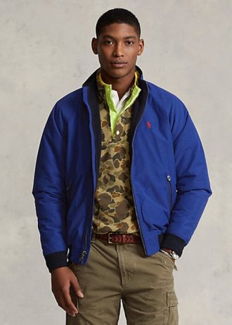 Blaue Ralph Lauren Raglanärmeljacken für Herren