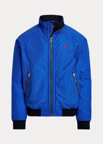 Blaue Ralph Lauren Raglanärmeljacken für Herren