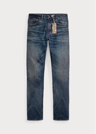 Blaue Ralph Lauren Slim Fit Belgrade Jeans für Herren