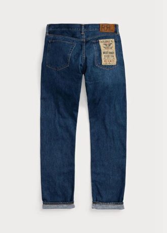 Blaue Ralph Lauren Slim Fit Eastridge Selvedge Jeans für Herren