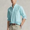 Blaue Ralph Lauren Slim Fit Oxford-Hemden für Herren