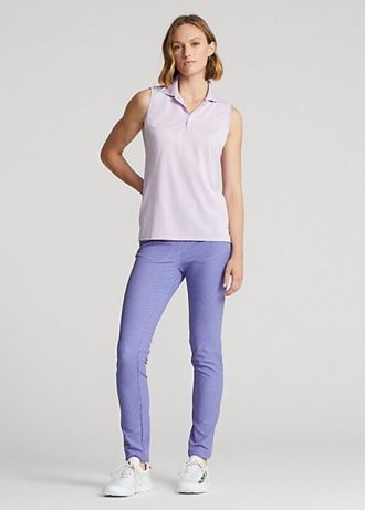 Blaue Ralph Lauren Slim Stretchhose für Damen