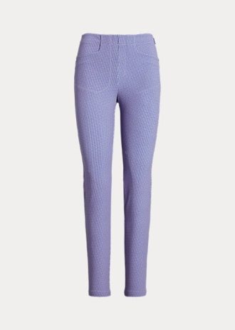 Blaue Ralph Lauren Slim Stretchhose für Damen