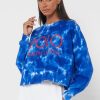 Blaue Ralph Lauren Strick-Sweatshirts mit Rundhalsausschnitt für Damen Blaue Ralph Lauren Strick-Sweatshirts mit Rundhalsausschnitt für Damen
