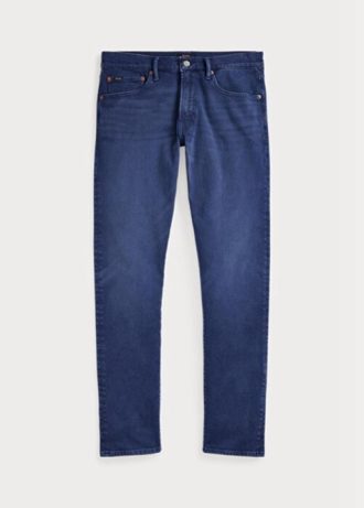 Blaue Ralph Lauren Sullivan Slim Stretch-Jeans für Herren