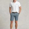 Blaue Stretch-Chinoshorts im Slim Fit von Ralph Lauren für Herren Blaue Stretch-Chinoshorts im Slim Fit von Ralph Lauren für Herren