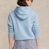 Blauer Fleece-Hoodie mit Polo Bear-Print für Damen von Ralph Lauren Blauer Fleece-Hoodie mit Polo Bear-Print für Damen von Ralph Lauren