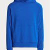 Blauer French Terry-Kapuzenpullover von Ralph Lauren für Herren Blauer French Terry-Kapuzenpullover von Ralph Lauren für Herren