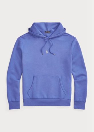Blauer Ralph Lauren Doppelstrick-Hoodie für Herren