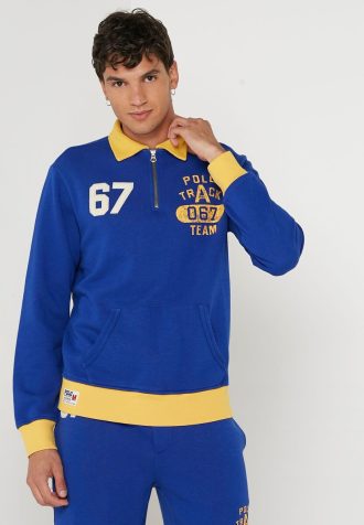 Blaues Ralph Lauren Essential Sweatshirt für Herren