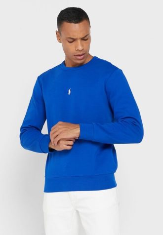 Blaues Ralph Lauren Essential Sweatshirt für Herren