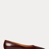 Braune Ballerinas aus Kalbsleder von Ralph Lauren für Damen Braune Ballerinas aus Kalbsleder von Ralph Lauren für Damen