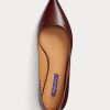 Braune Ballerinas aus Kalbsleder von Ralph Lauren für Damen Braune Ballerinas aus Kalbsleder von Ralph Lauren für Damen