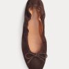 Braune Ballerinas „The Suede Pony“ von Ralph Lauren für Damen Braune Ballerinas „The Suede Pony“ von Ralph Lauren für Damen