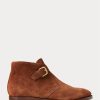 Braune Chelsea-Stiefel aus Wildleder von Ralph Lauren für Herren Braune Chelsea-Stiefel aus Wildleder von Ralph Lauren für Herren