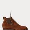 Braune Chelsea-Stiefel aus Wildleder von Ralph Lauren für Herren Braune Chelsea-Stiefel aus Wildleder von Ralph Lauren für Herren