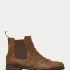 Braune Chelsea-Stiefel aus Wildleder von Ralph Lauren für Herren Braune Chelsea-Stiefel aus Wildleder von Ralph Lauren für Herren
