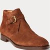 Braune Chelsea-Stiefel aus Wildleder von Ralph Lauren für Herren Braune Chelsea-Stiefel aus Wildleder von Ralph Lauren für Herren