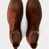 Braune Chelsea-Stiefel aus Wildleder von Ralph Lauren für Herren Braune Chelsea-Stiefel aus Wildleder von Ralph Lauren für Herren