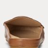 Braune Damen Ralph Lauren Brynn Flache Driver-Schuhe aus brüniertem Leder Braune Damen Ralph Lauren Brynn Flache Driver-Schuhe aus brüniertem Leder