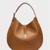 Braune Damen Ralph Lauren Polo ID Kalbsleder Mittelgroße Schultertaschen Braune Damen Ralph Lauren Polo ID Kalbsleder Mittelgroße Schultertaschen