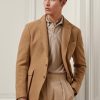 Braune Herren Ralph Lauren Hadley Sportblazer aus strukturiertem Wolltwill Braune Herren Ralph Lauren Hadley Sportblazer aus strukturiertem Wolltwill