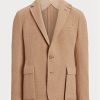 Braune Herren Ralph Lauren Hadley Sportblazer aus strukturiertem Wolltwill Braune Herren Ralph Lauren Hadley Sportblazer aus strukturiertem Wolltwill