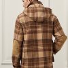 Braune Herren Ralph Lauren Nichols Plaid Wool Thicket Jacken