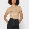 Braune Poloshirts mit Rundhalsausschnitt und Logo für Damen von Ralph Lauren Braune Poloshirts mit Rundhalsausschnitt und Logo für Damen von Ralph Lauren
