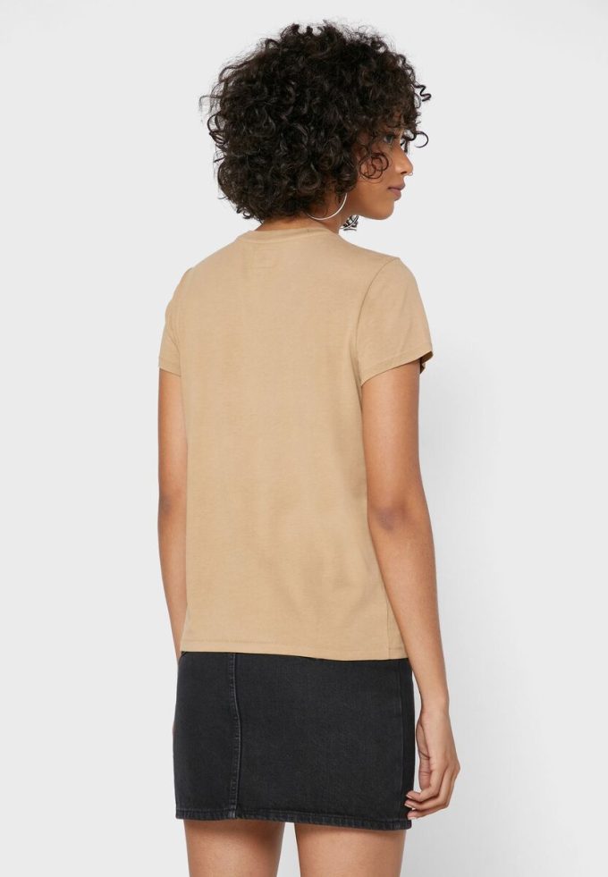 Braune Poloshirts mit Rundhalsausschnitt und Logo für Damen von Ralph Lauren Braune Poloshirts mit Rundhalsausschnitt und Logo für Damen von Ralph Lauren