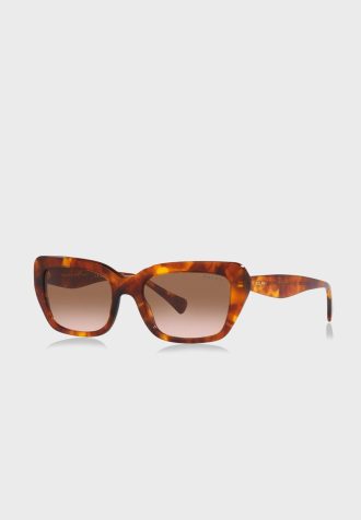 Braune Ralph Lauren 0Ra5292 Wayfarer-Sonnenbrille für Damen