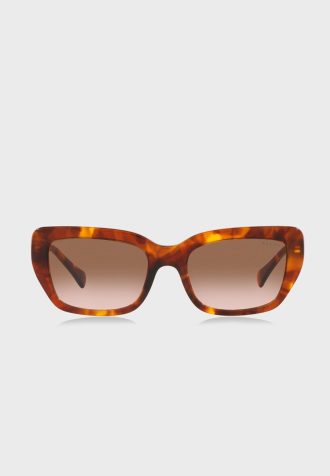 Braune Ralph Lauren 0Ra5292 Wayfarer-Sonnenbrille für Damen