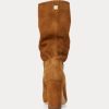 Braune Ralph Lauren Artizan Wildlederstiefel für Damen Braune Ralph Lauren Artizan Wildlederstiefel für Damen