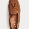 Braune Ralph Lauren Booth Wildleder-Loafer für Herren