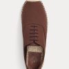 Braune Ralph Lauren Canvas-Espadrilles zum Schnüren für Damen Braune Ralph Lauren Canvas-Espadrilles zum Schnüren für Damen