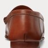 Braune Ralph Lauren Chalmers Pennyloafer aus Kalbsleder und Canvas für Herren Braune Ralph Lauren Chalmers Pennyloafer aus Kalbsleder und Canvas für Herren