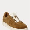 Braune Ralph Lauren Court Wildleder-Sneakers für Herren Braune Ralph Lauren Court Wildleder-Sneakers für Herren