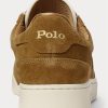 Braune Ralph Lauren Court Wildleder-Sneakers für Herren Braune Ralph Lauren Court Wildleder-Sneakers für Herren