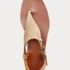 Braune Ralph Lauren Delancie Welington Sandalen aus Kalbswildleder für Damen Braune Ralph Lauren Delancie Welington Sandalen aus Kalbswildleder für Damen