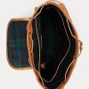 Braune Ralph Lauren Heritage Lederrucksäcke für Herren Braune Ralph Lauren Heritage Lederrucksäcke für Herren