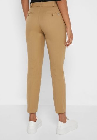 Braune Ralph Lauren High Waist Hose für Damen
