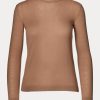 Braune Ralph Lauren Kaschmirpullover mit Rundhalsausschnitt für Damen Braune Ralph Lauren Kaschmirpullover mit Rundhalsausschnitt für Damen