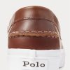 Braune Ralph Lauren Keaton Pennyloafer aus Leder für Herren Braune Ralph Lauren Keaton Pennyloafer aus Leder für Herren