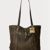 Braune Ralph Lauren Leder-Tragetaschen für Herren Braune Ralph Lauren Leder-Tragetaschen für Herren