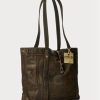 Braune Ralph Lauren Leder-Tragetaschen für Herren Braune Ralph Lauren Leder-Tragetaschen für Herren