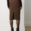 Braune Ralph Lauren Mychele Wollröcke mit Fischgrätenmuster für Damen Braune Ralph Lauren Mychele Wollröcke mit Fischgrätenmuster für Damen