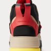 Braune Ralph Lauren PS100 High-Top-Sneaker für Herren