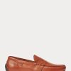 Braune Ralph Lauren Reynold Leder-Fahrer-Freizeitschuhe für Herren Braune Ralph Lauren Reynold Leder-Fahrer-Freizeitschuhe für Herren