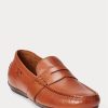Braune Ralph Lauren Reynold Leder-Fahrer-Freizeitschuhe für Herren Braune Ralph Lauren Reynold Leder-Fahrer-Freizeitschuhe für Herren