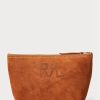 Braune Ralph Lauren Roughout Wildleder-Tragetaschen für Herren Braune Ralph Lauren Roughout Wildleder-Tragetaschen für Herren